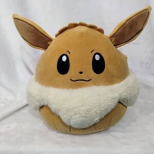 Pokemon Exclusive Eevee Squishmallows 12" Plush Stuffed Animal Toy Jazwares